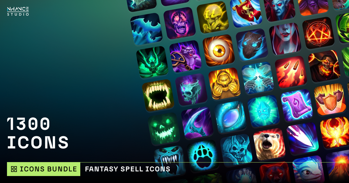 Fantasy Spell Icons Ultimate Bundle preview 2
