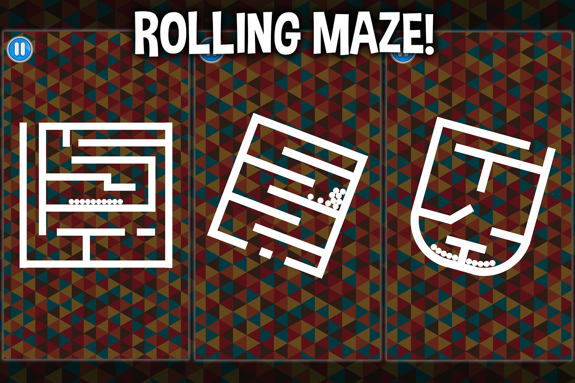 Rolling Maze - balls rotate - complete project puzzle game template | Packs