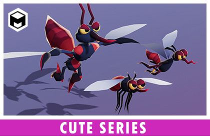 Mosquito Bug Stinger Evolution Pack Cute Series
