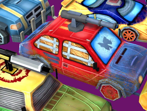 Zombie Cars And Weapons Pack