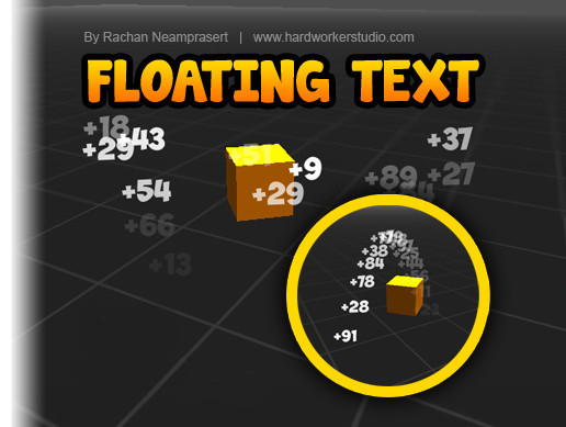 Floating Text preview 2