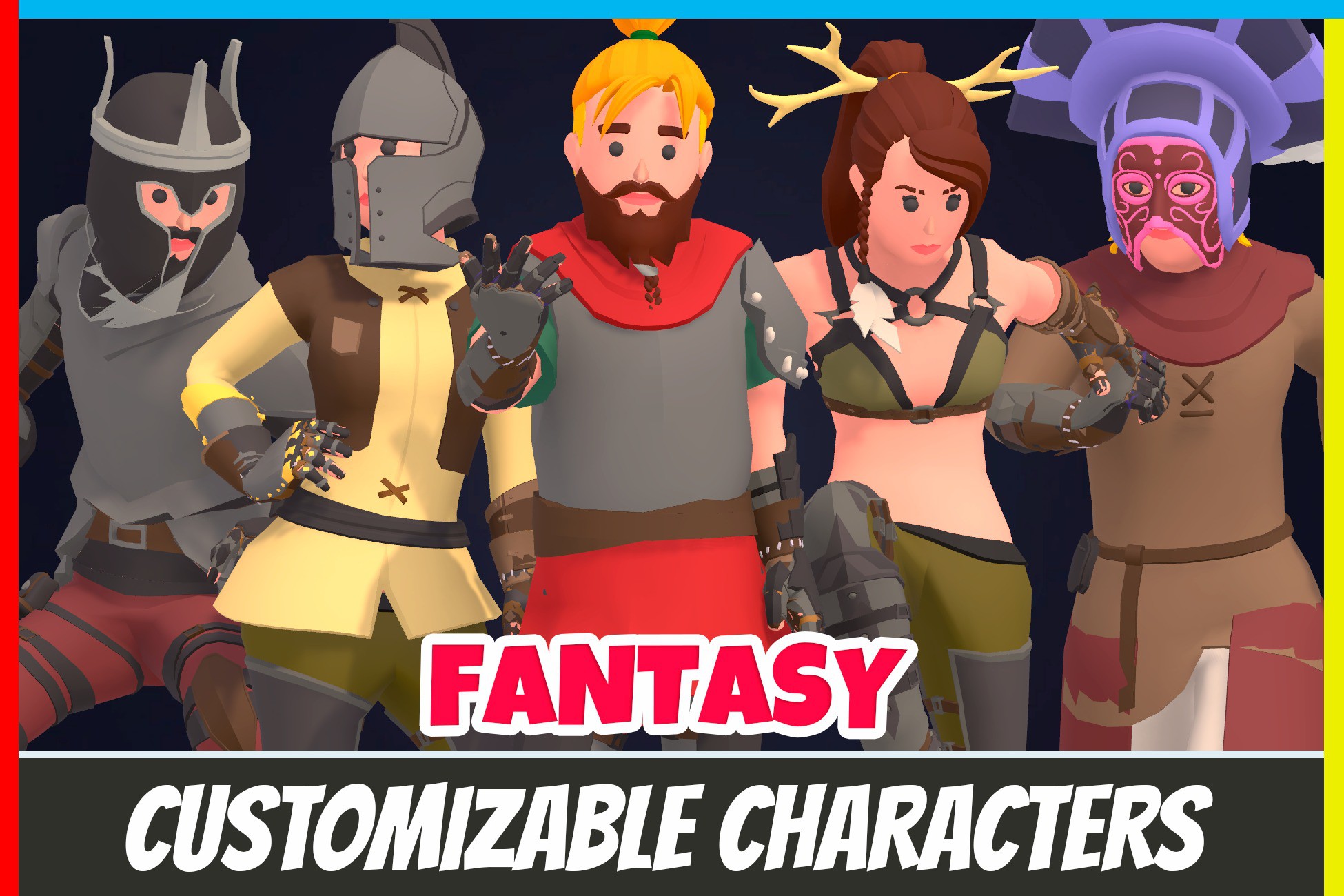 Customizable 3D Fantasy Characters Vol 4 preview 2