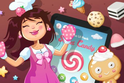 Sweet Candy GUI Pack