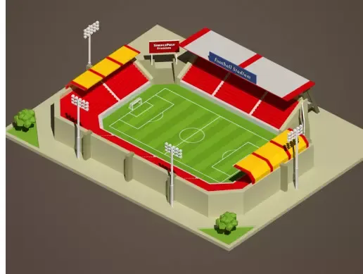 Low Poly Stadium