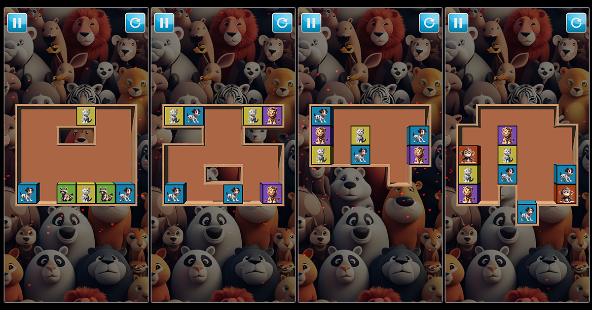 Creature Cubes - 3D Puzzle Match | Packs preview 2
