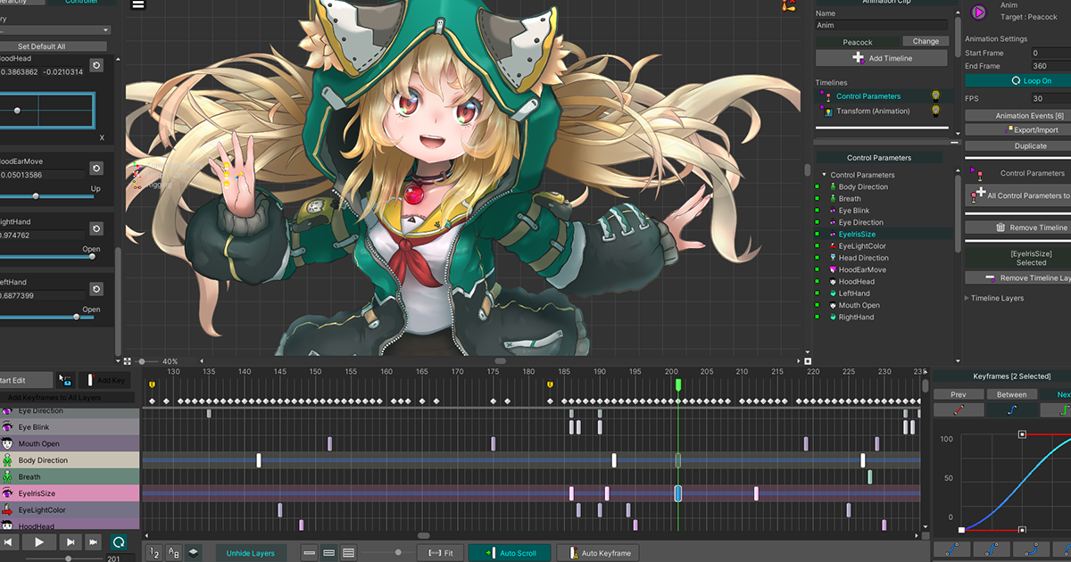 AnyPortrait | 2D Character Animation preview 2