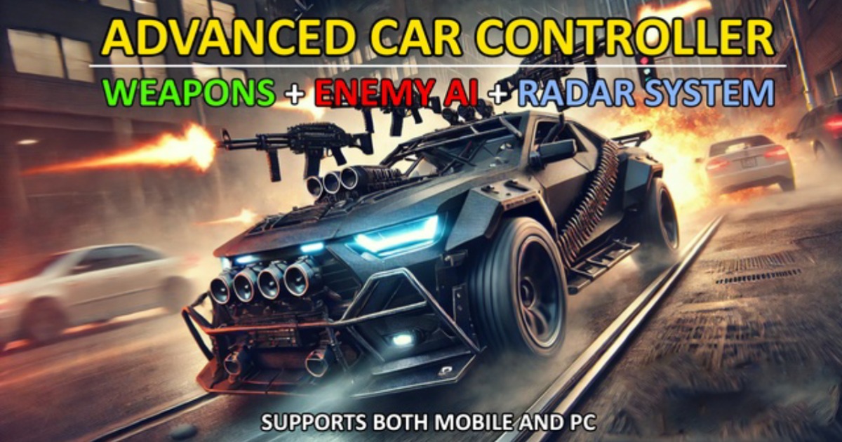 Car Controller with Combat System for Mobile & PC (Car & Truck Included) preview 2