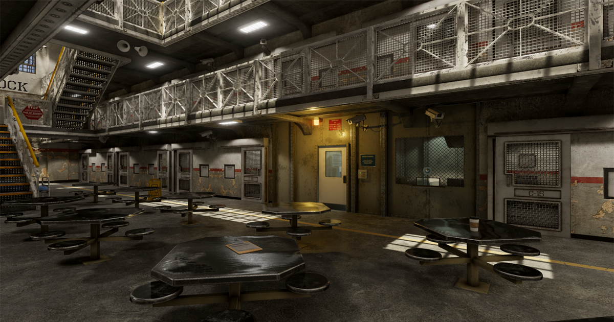 Modular Prison Pack | 3D Urban preview 2