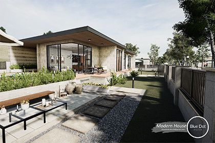 Modern Neighborhood House