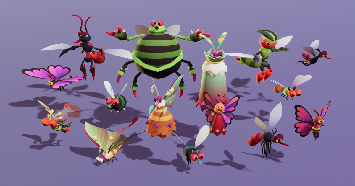 Monsters Ultimate Pack 07 Cute Series | Characters preview 2