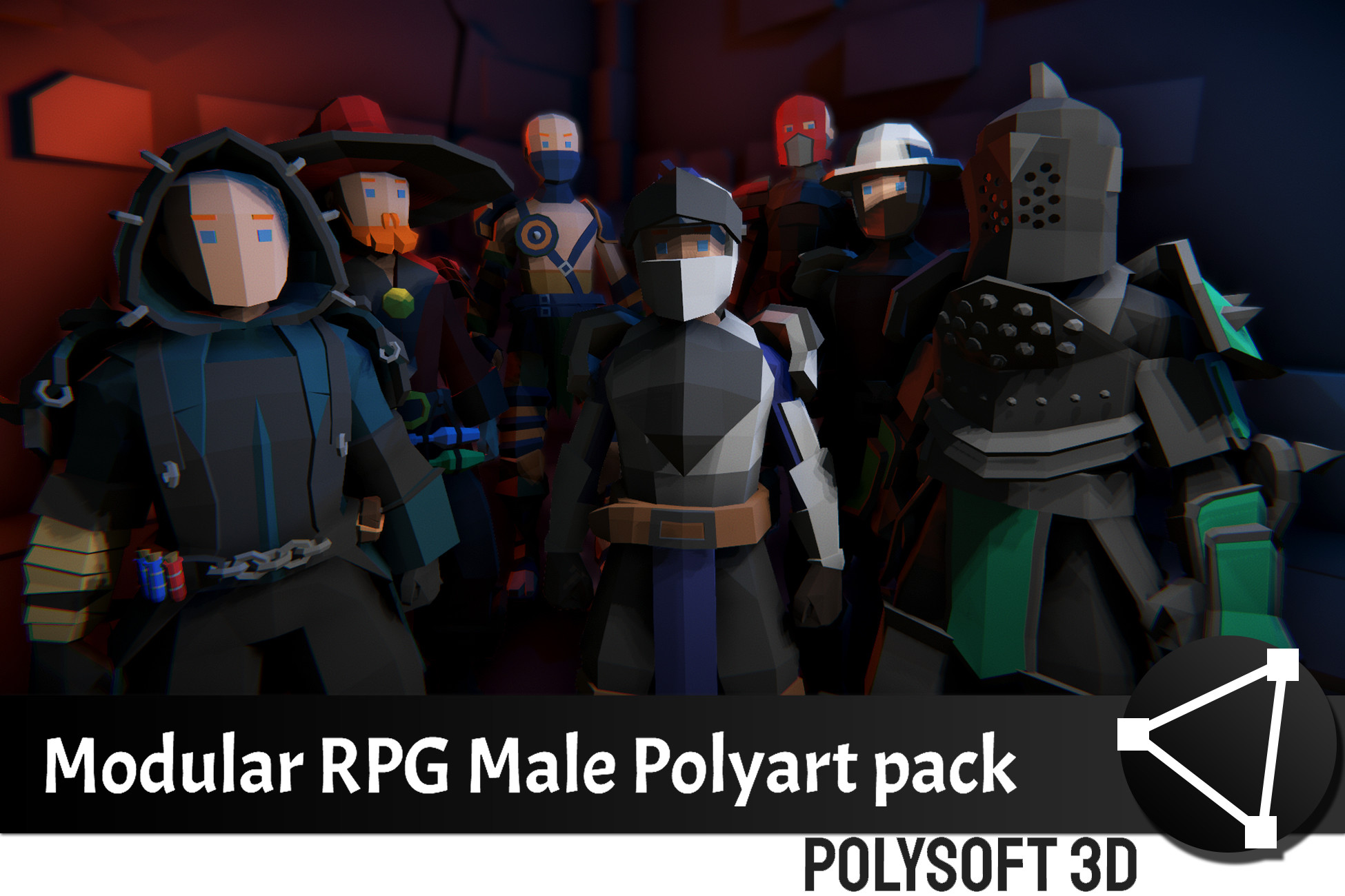 POLYART-Modular Fantasy Male