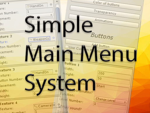 Simple Main Menu Creator preview 2