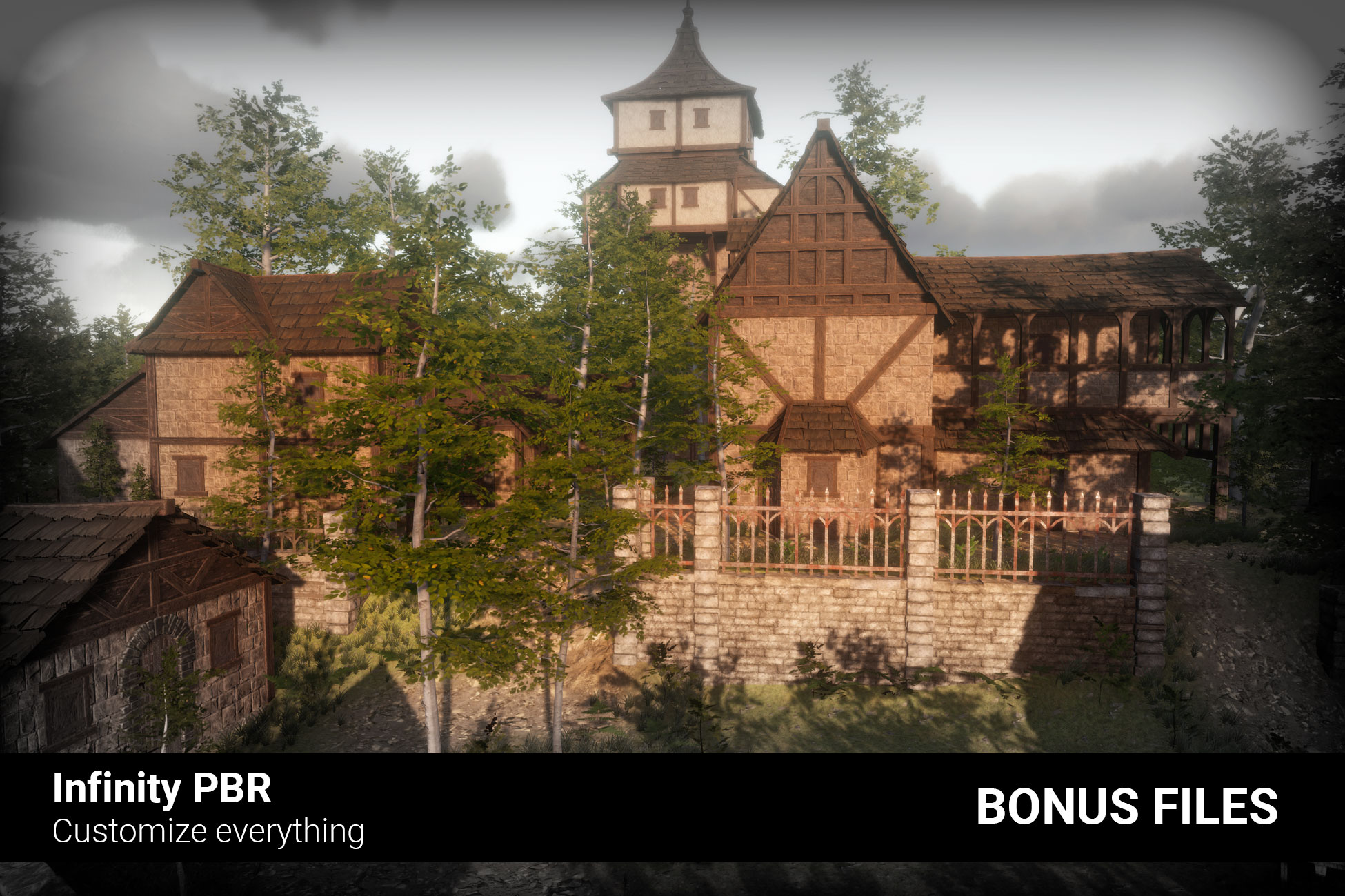 Medieval Town Environment - Bonus Pack 5 - Substance Painter Files