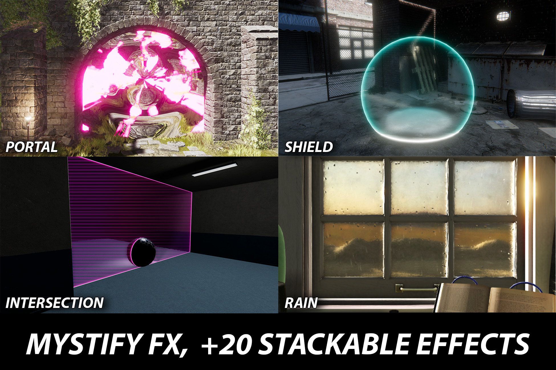 Mystify FX - Energy Shields, Holograms & Object VFX