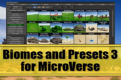 Biomes and Presets 3 for MicroVerse