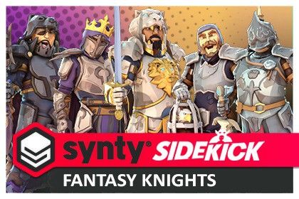 Fantasy Knights – Sidekick Modular Characters by Synty