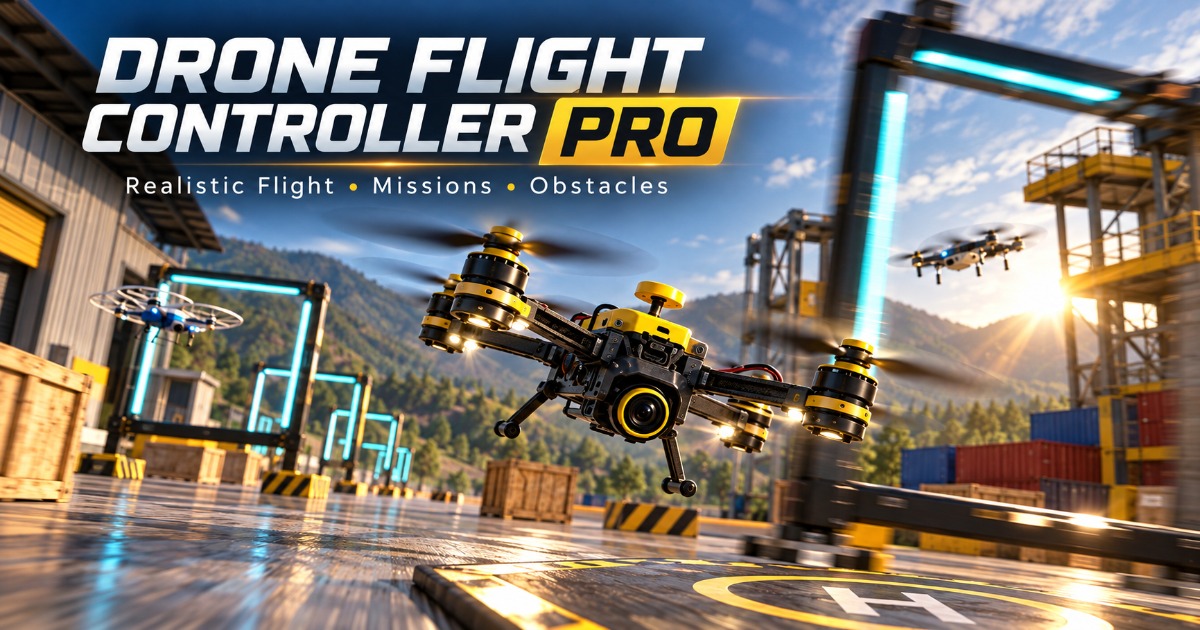 Drone Flight Controller Pro: Drone Physics & Drone Creator preview 2