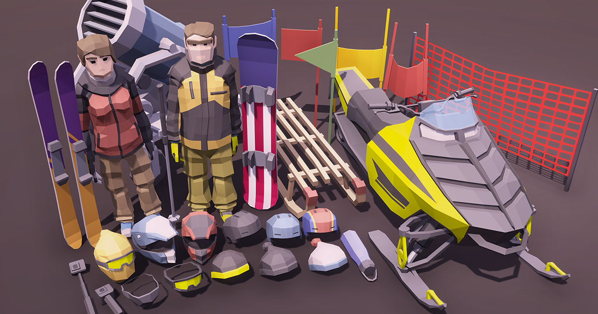 POLYGON - Snow Kit - Art by Synty preview 2