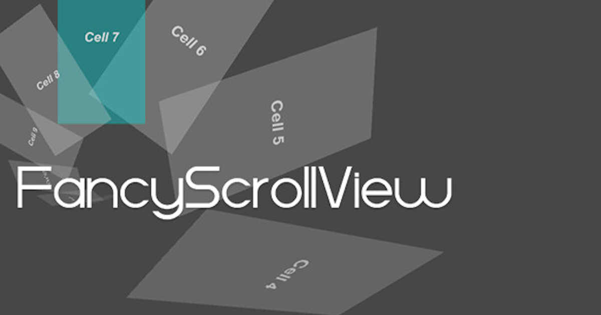 FancyScrollView | GUI Tools preview 2