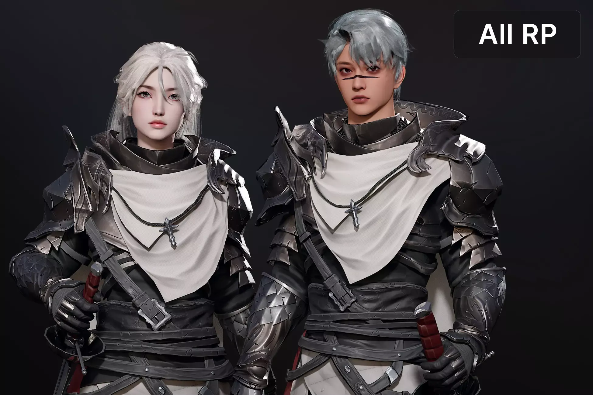 Inquisitor - RPG Dark Fantasy Modular Female and Male Characters