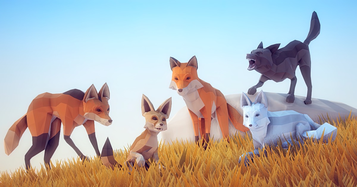 Poly Art: Fox preview 2