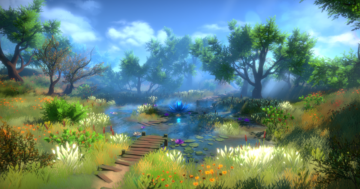 Fantasy Environment - Summer Pond preview 2