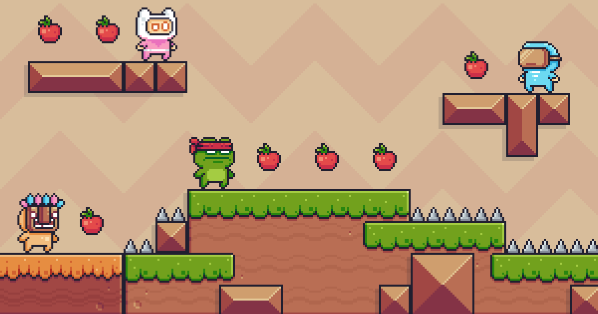 Pixel Adventure 1 | 2D Characters preview 2