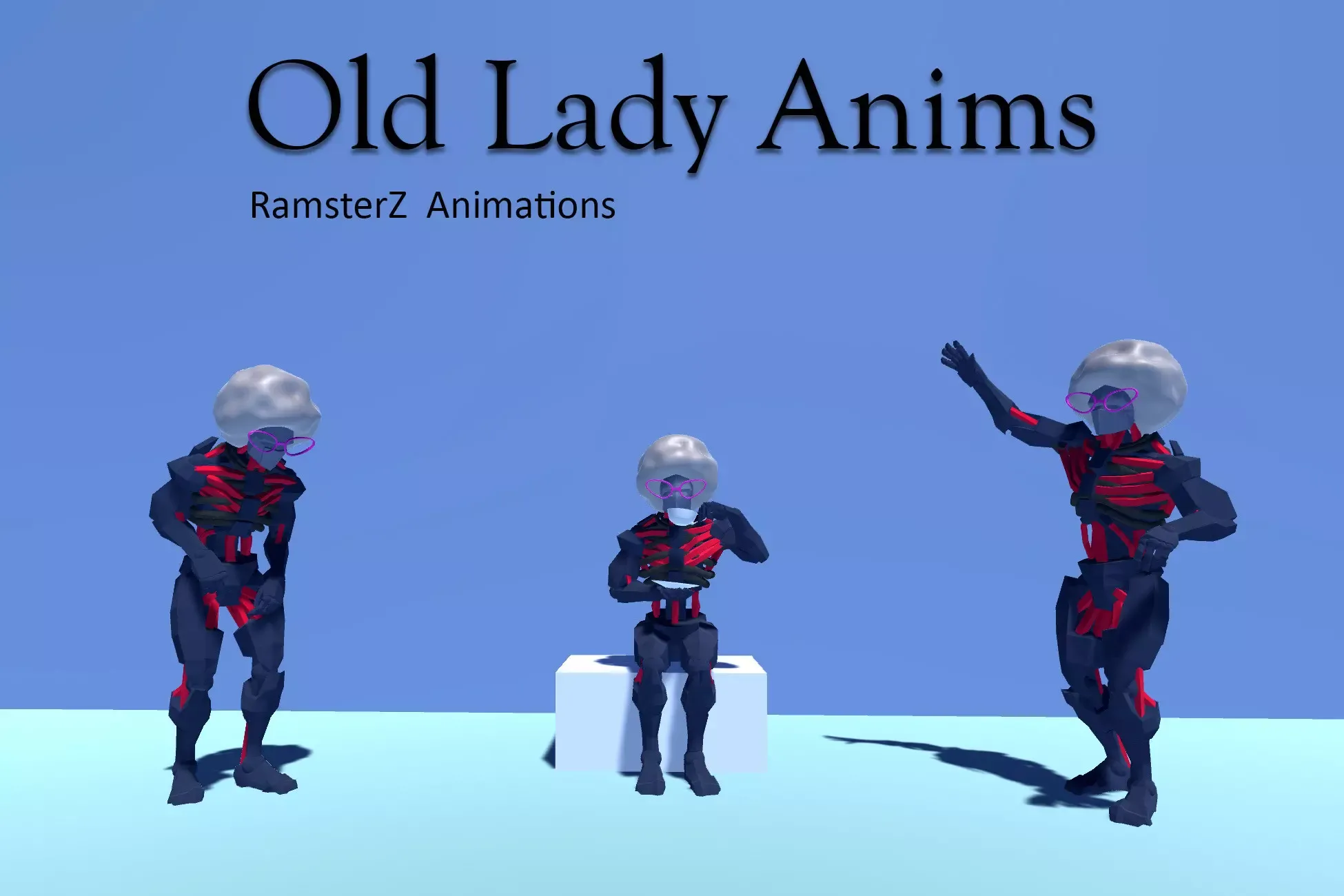 Old Lady Anims