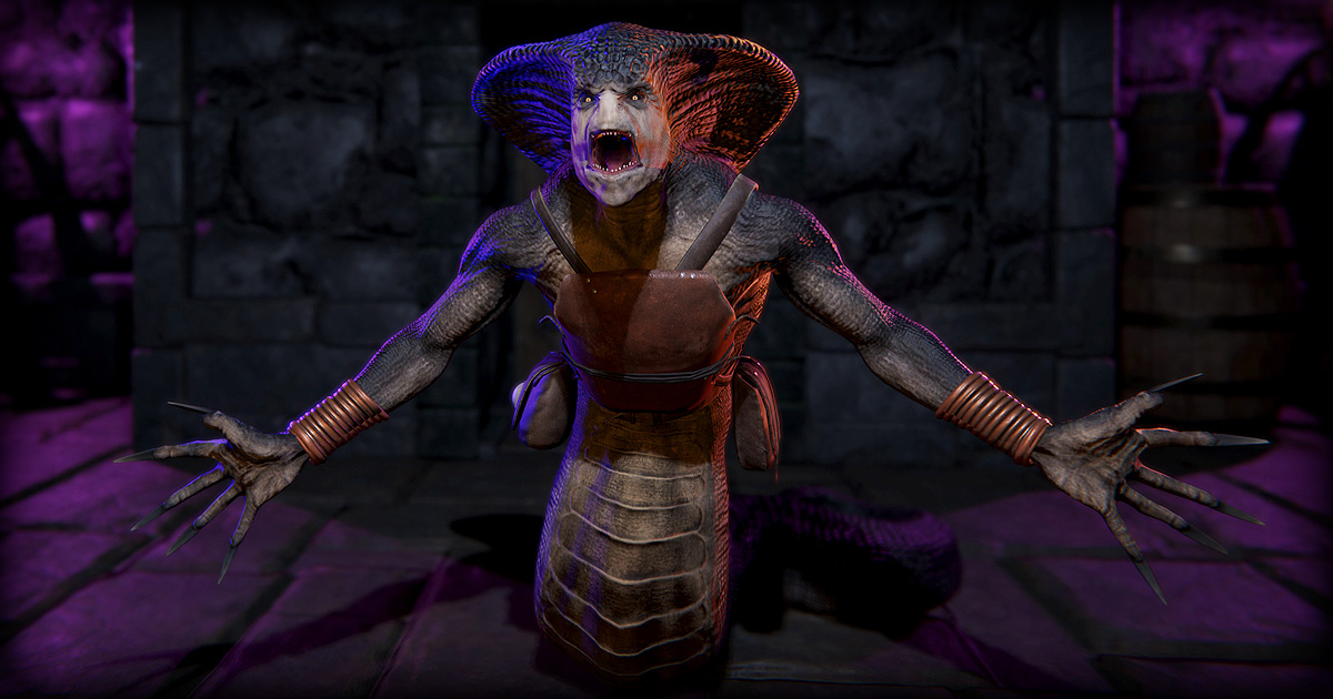 Serpent Warrior - Snake RPG Character Pack - Fantasy RPG preview 2