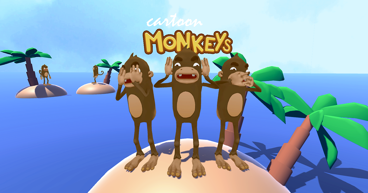 Cartoon Monkeys preview 2