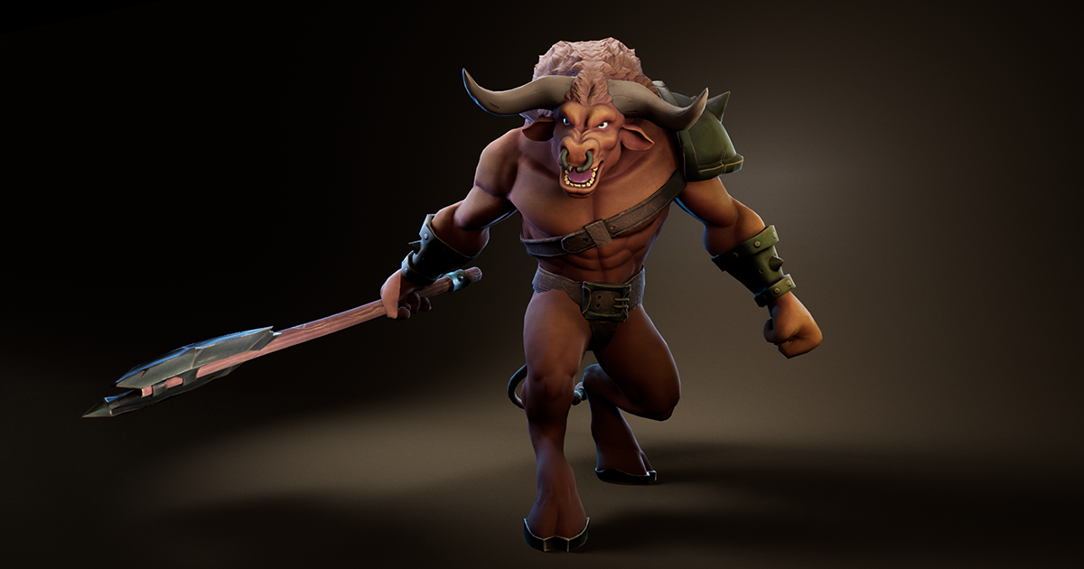 Stylized Minotaur