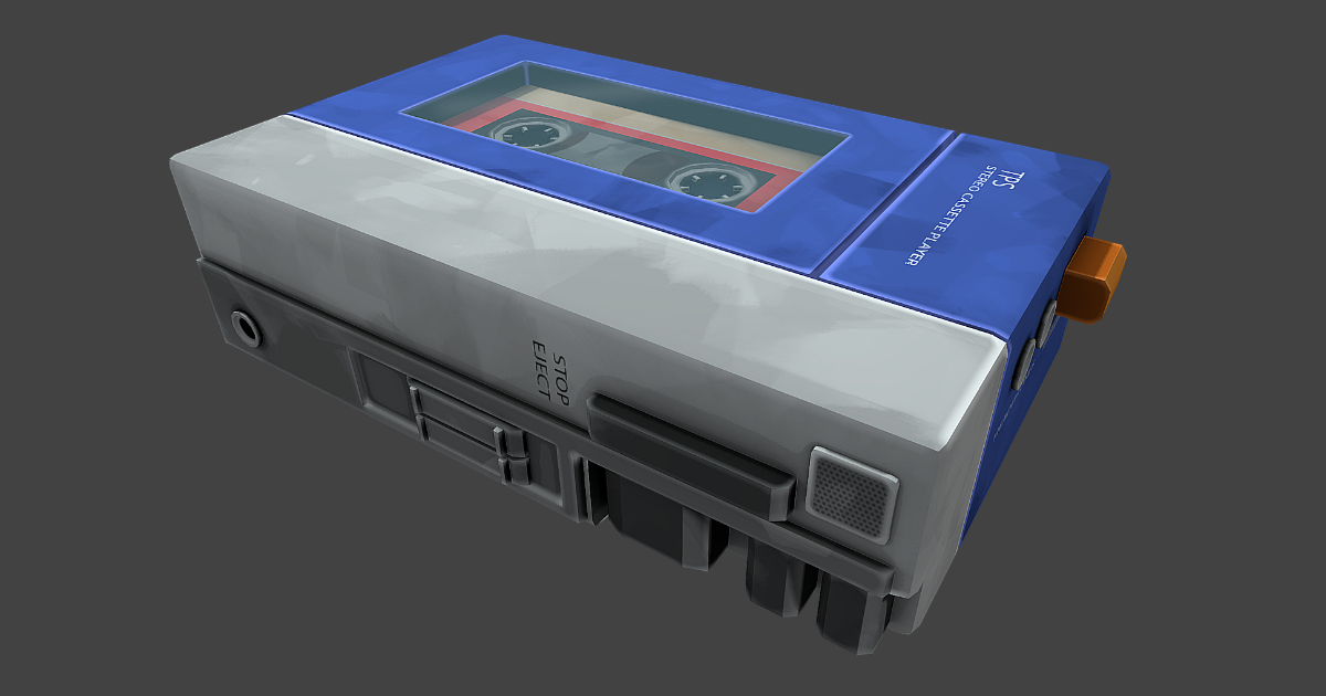 Cassette Player [Retro Electronics] preview 2