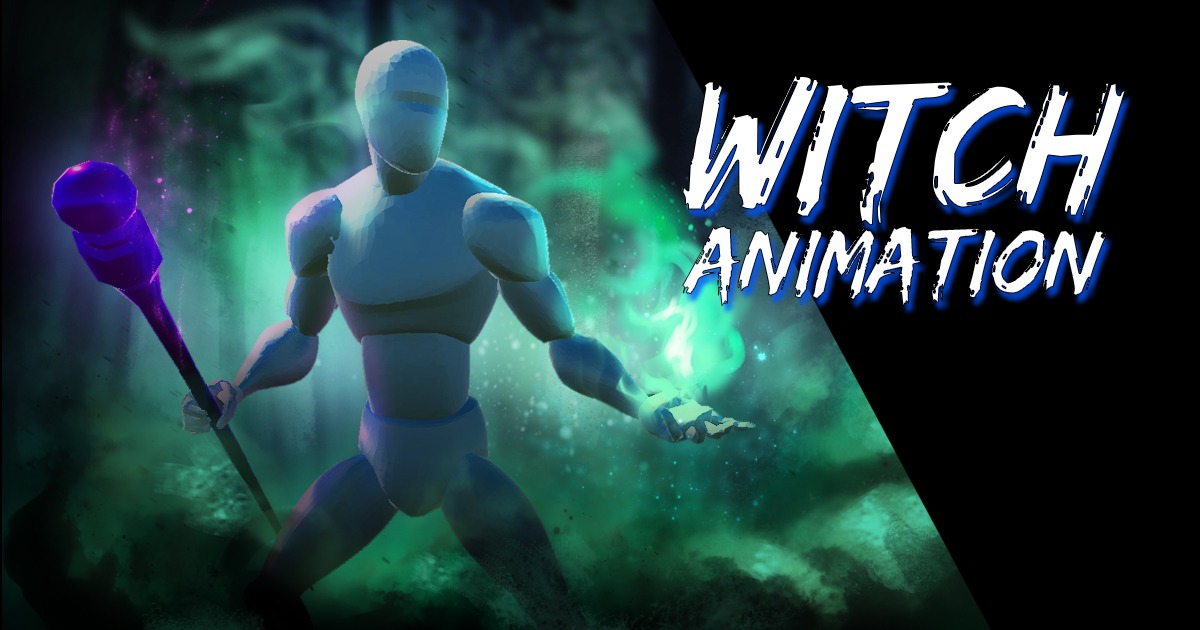 Witch Animation Set preview 2