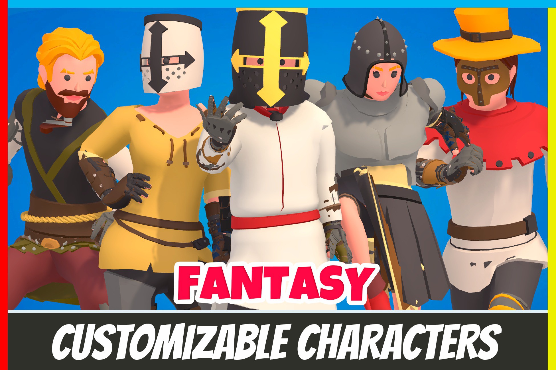 Customizable 3D Fantasy Characters Vol 3 preview 2