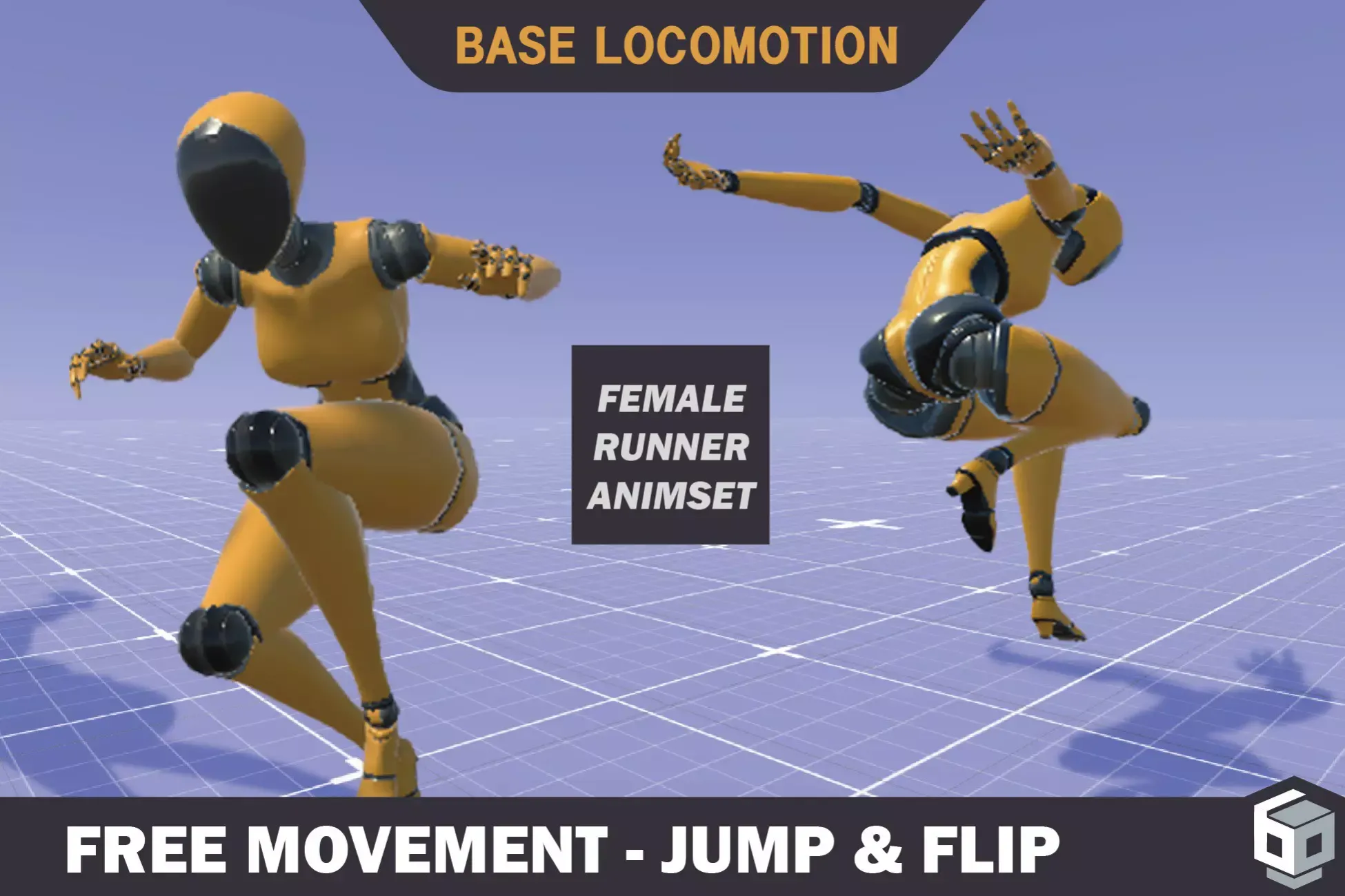 Female Runner Animset - Jumps