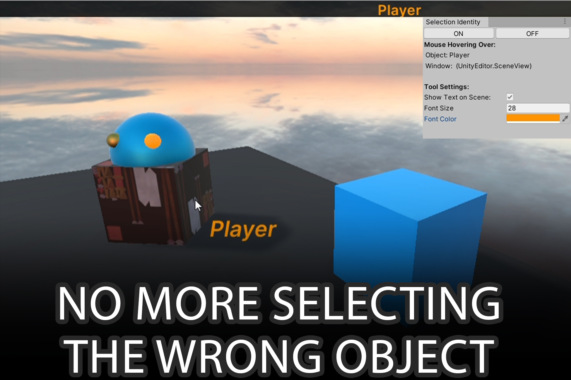 Selection Identity tool