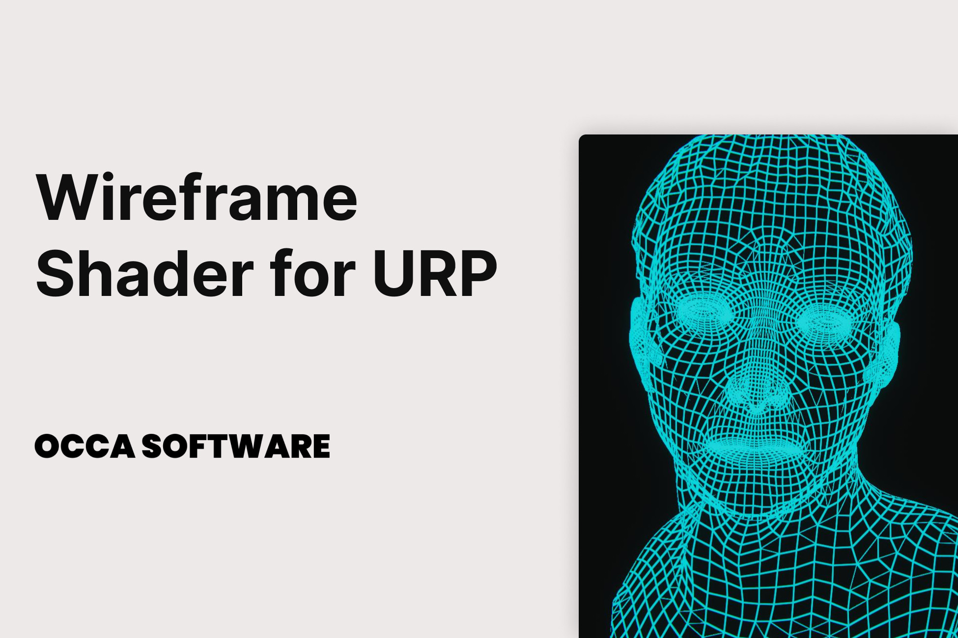 Wireframe Shader for Unity URP preview 2