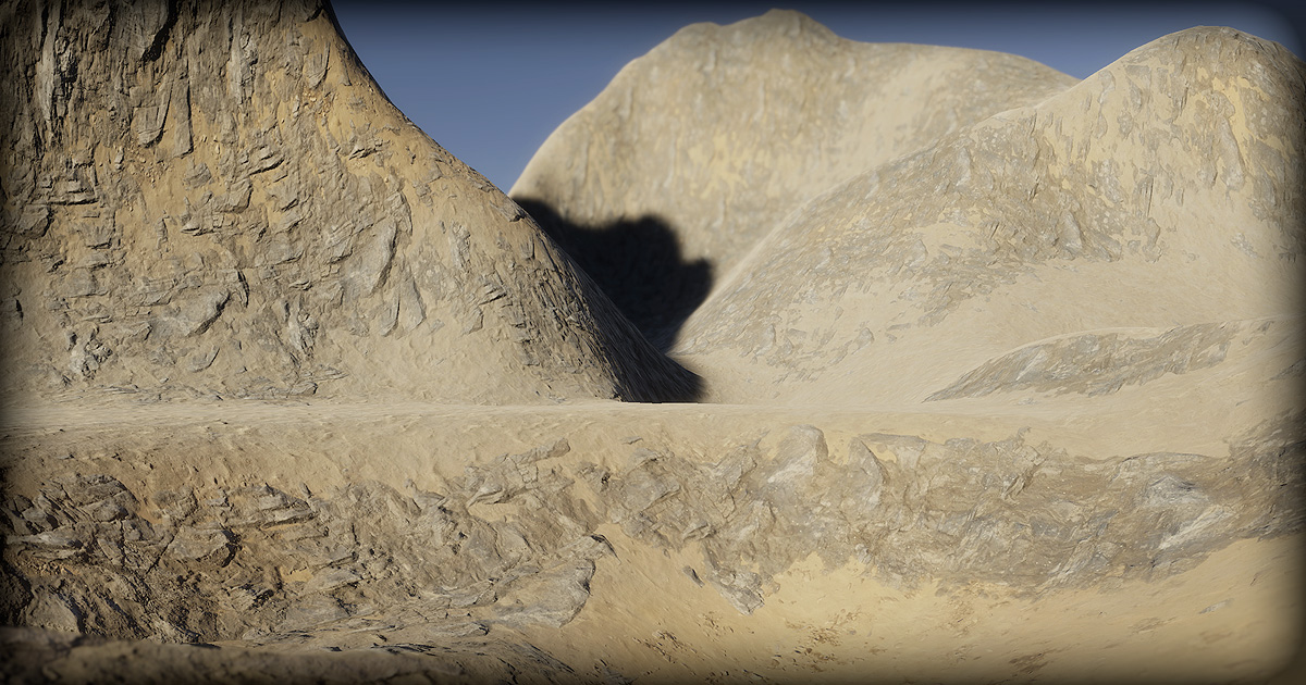 Desert Terrain Materials - FPS, Fantasy, RPG, Textures - Human Made | 2D Nature