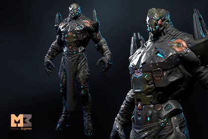 Sci-Fi Character 02 (Hunter)