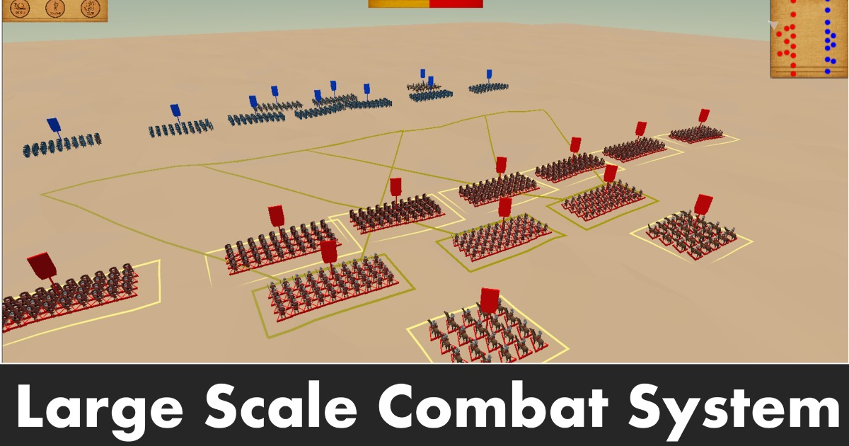 Large Scale Combat System - RTS Sieges
