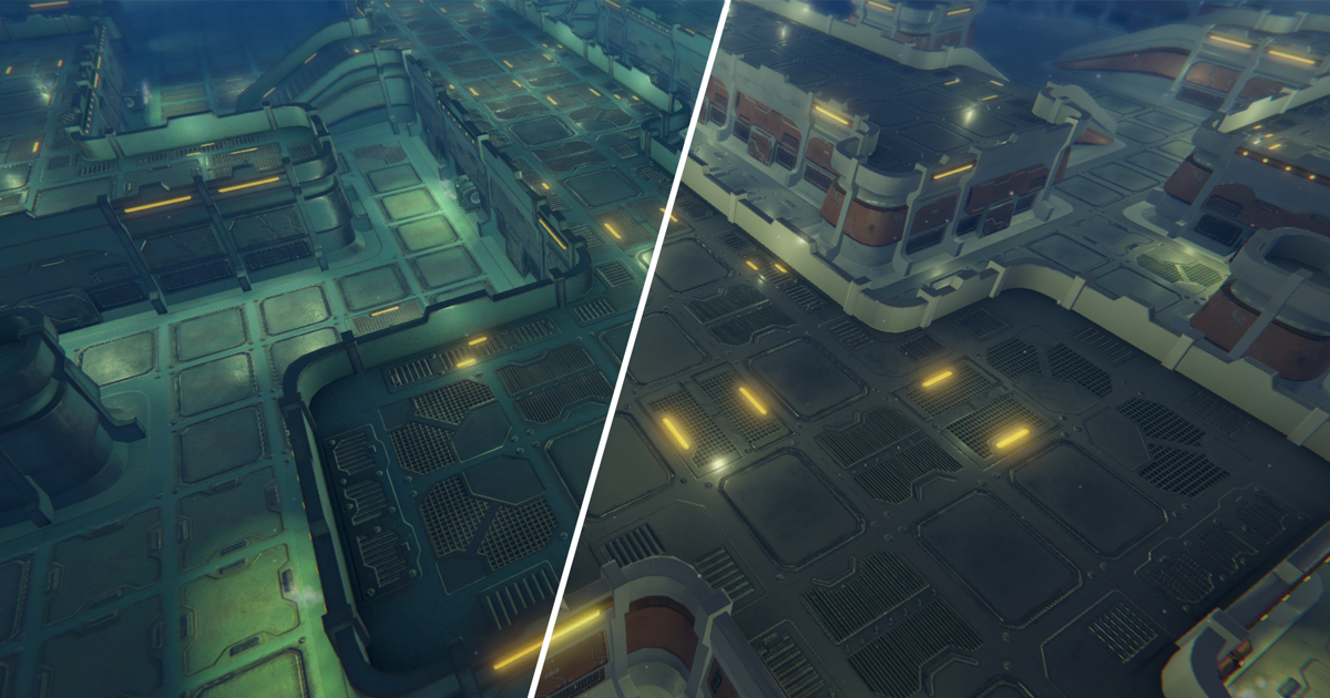 Top-Down Scifi modular Environment preview 2
