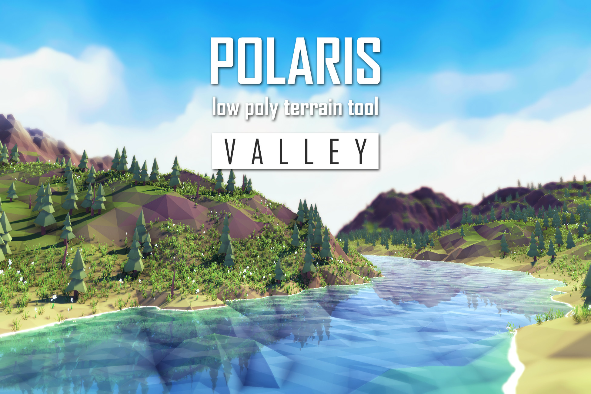 Polaris Valley - Low Poly Terrain Editor preview 2
