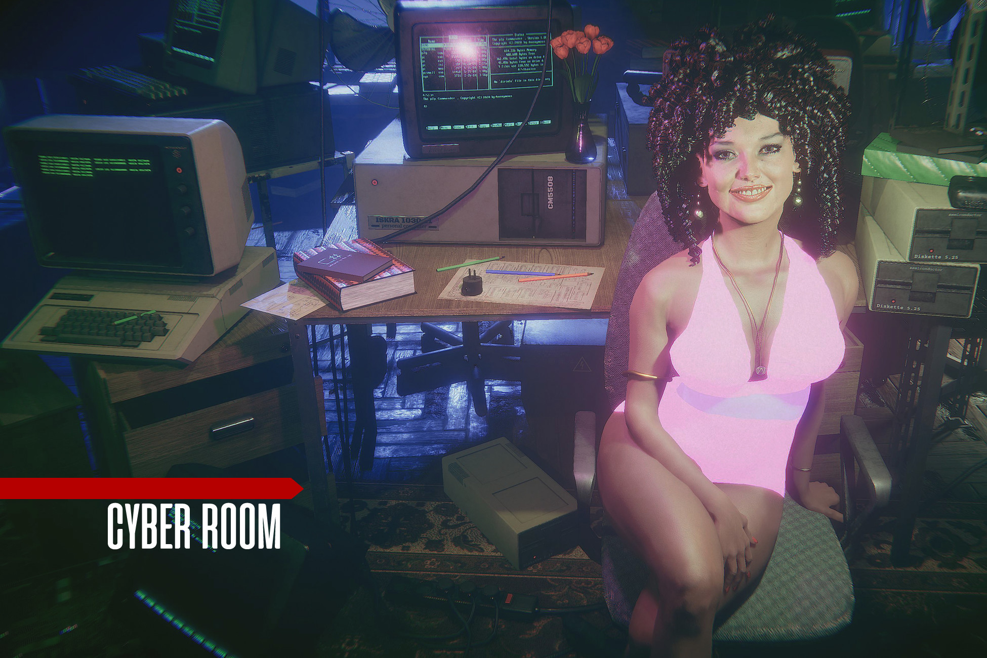 cyberpunk - Cyber Room (HDRP + BIP) preview 2