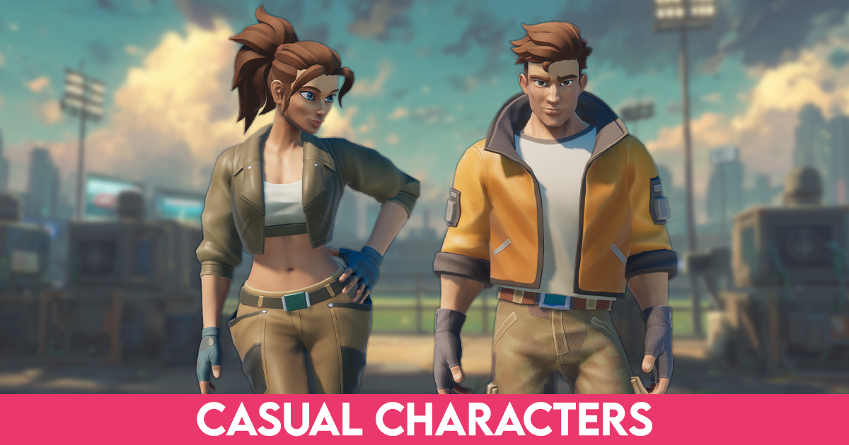 Stylized Casual Adventure Characters preview 2