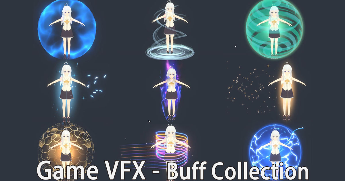 Game VFX - Buff Collection(URP) preview 2