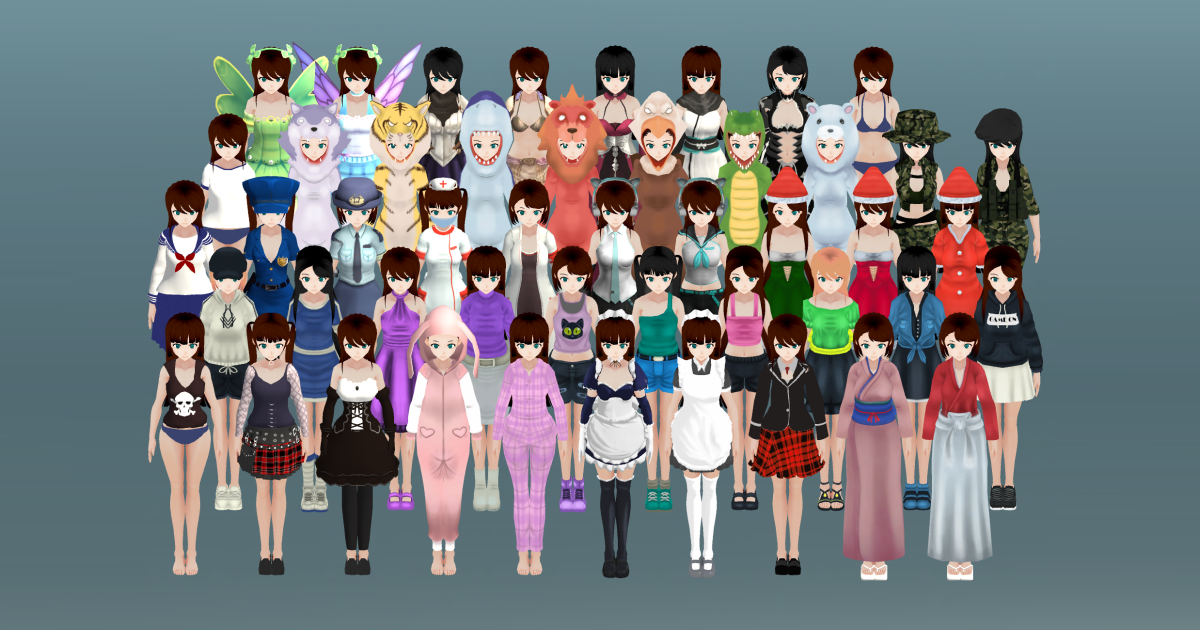 All Anime Girls Bundle preview 2