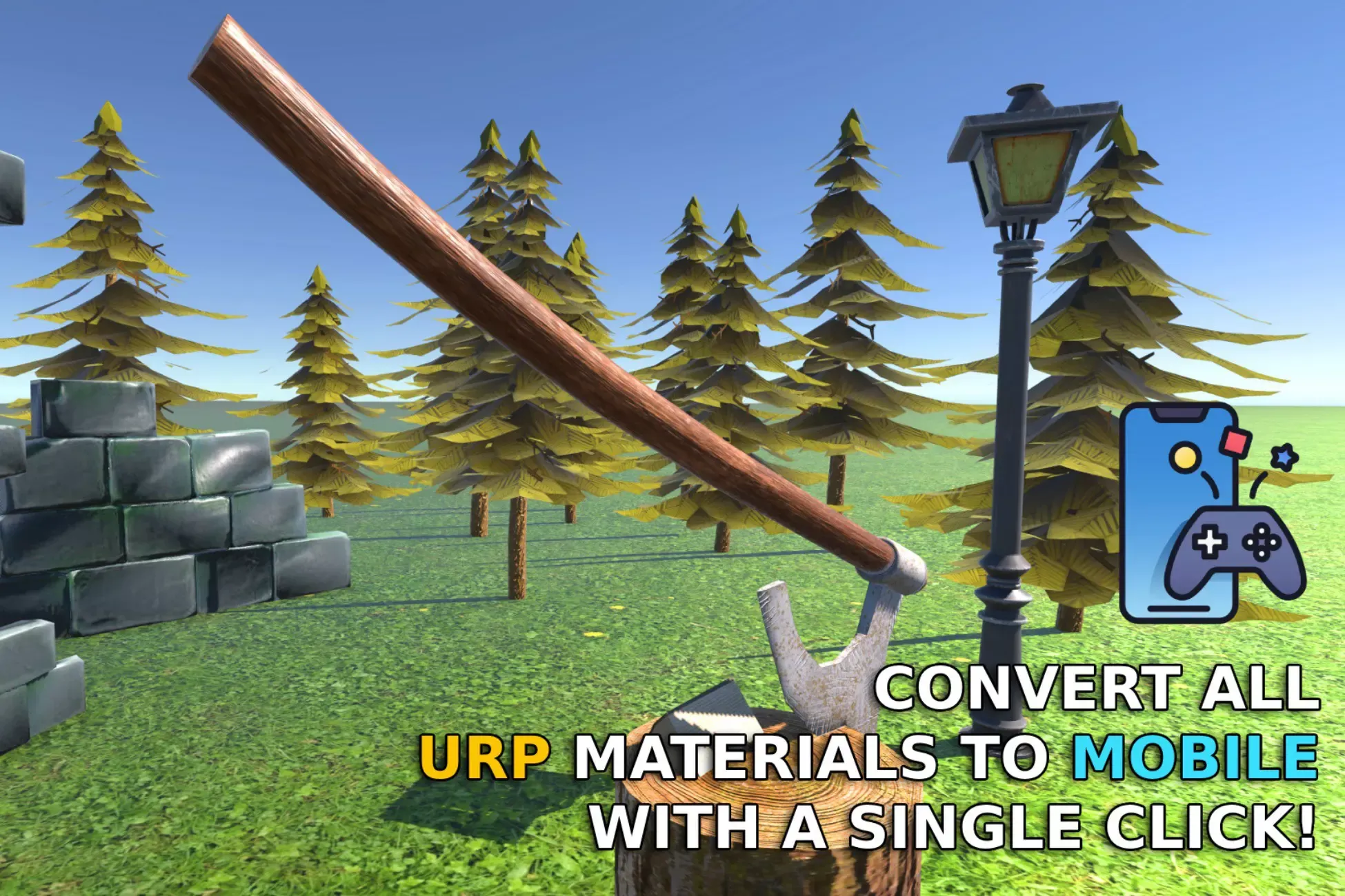 URP to MOBILE Converter