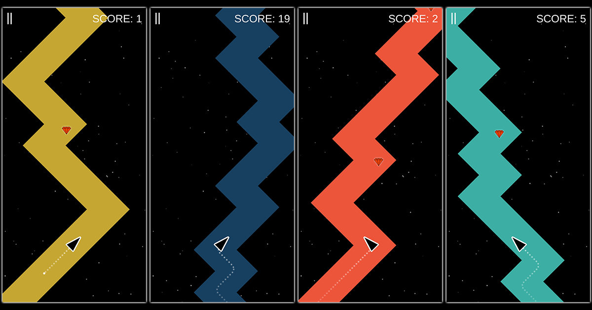 Zig Zag - Hyper Casual Game For Android And iOS | Packs preview 2