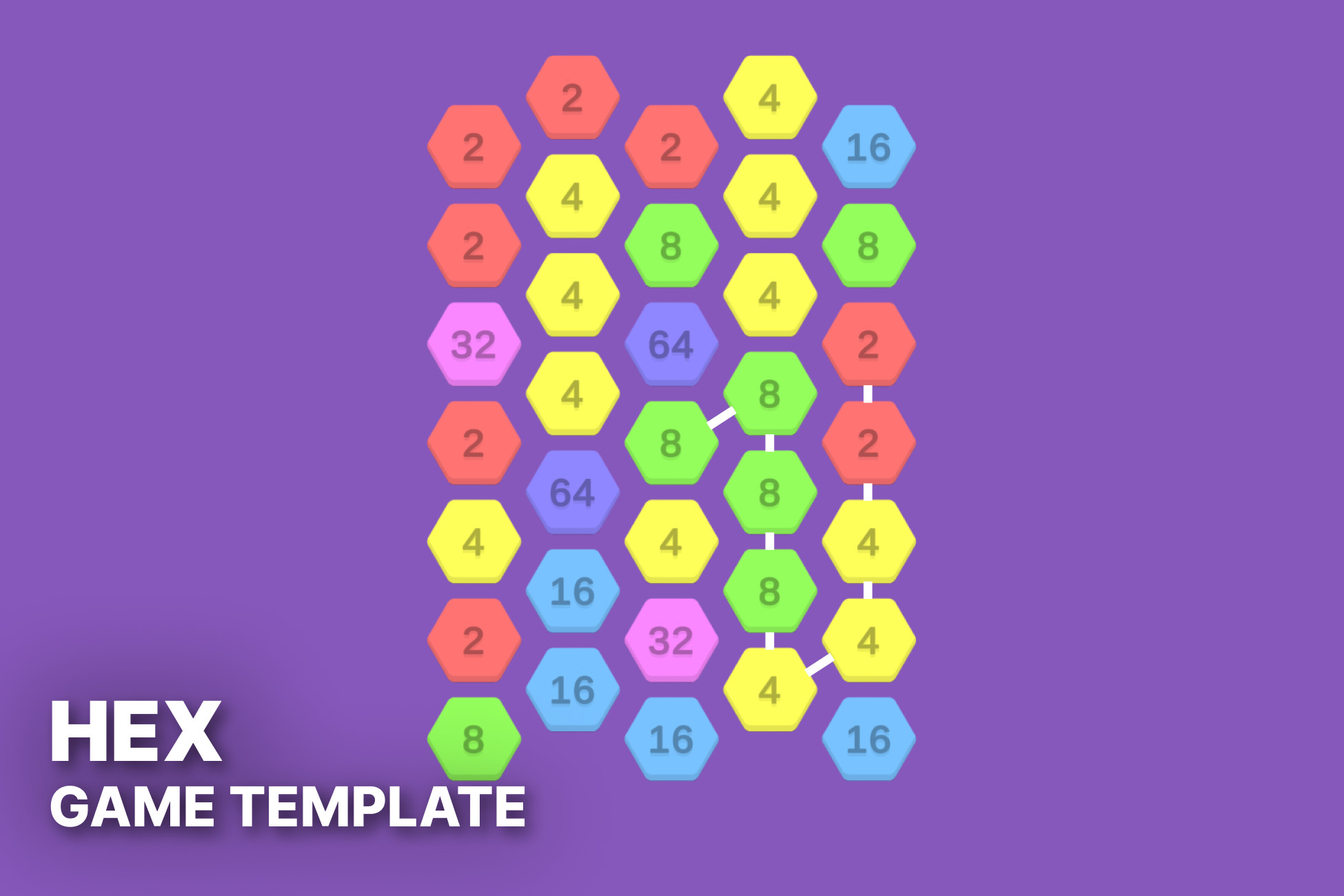 Hex - Game Template preview 2