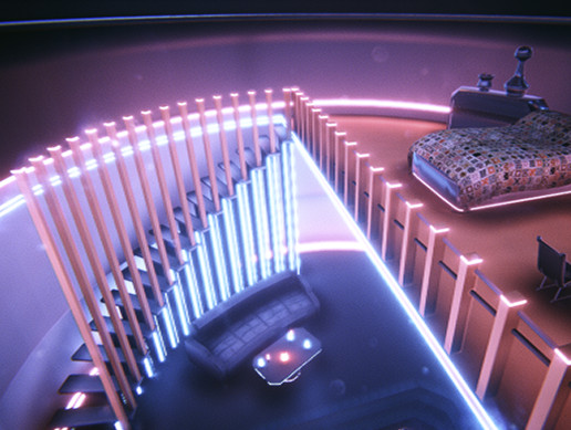 Sci-fi Neon Room preview 2